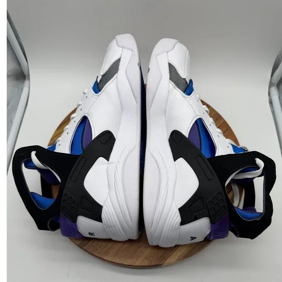 Nike Air Flight Huarache Men's Size 13 OG White Varsity Royal Lyon Blue 0364 - Picture 6 of 9